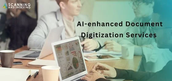 How can AI contribute to enhancing the document digitization service?